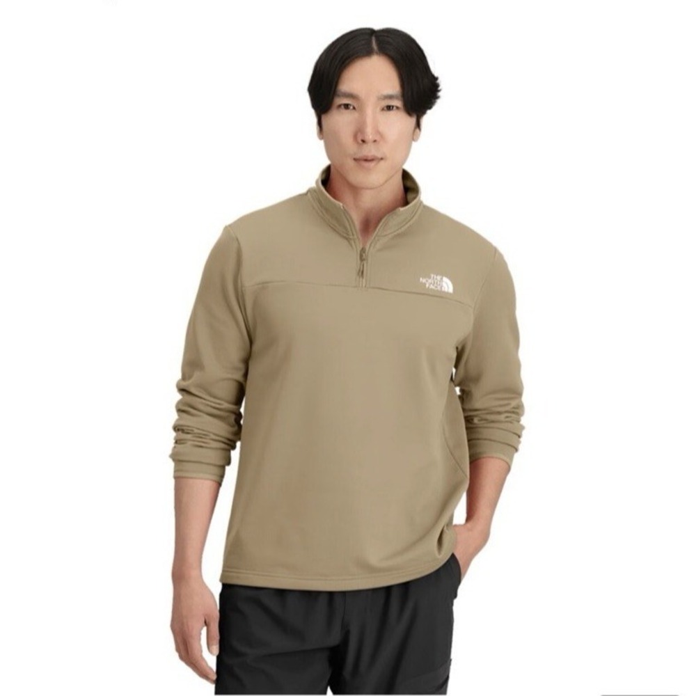 NWT The North Face‎ Men's XL Cedar Trial Grid Fleece 1/4 Zip Jacket Outdoor